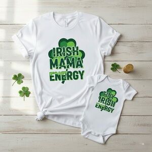 White and Green Kids Shirt